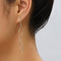 New S Shape Tassel Earrings